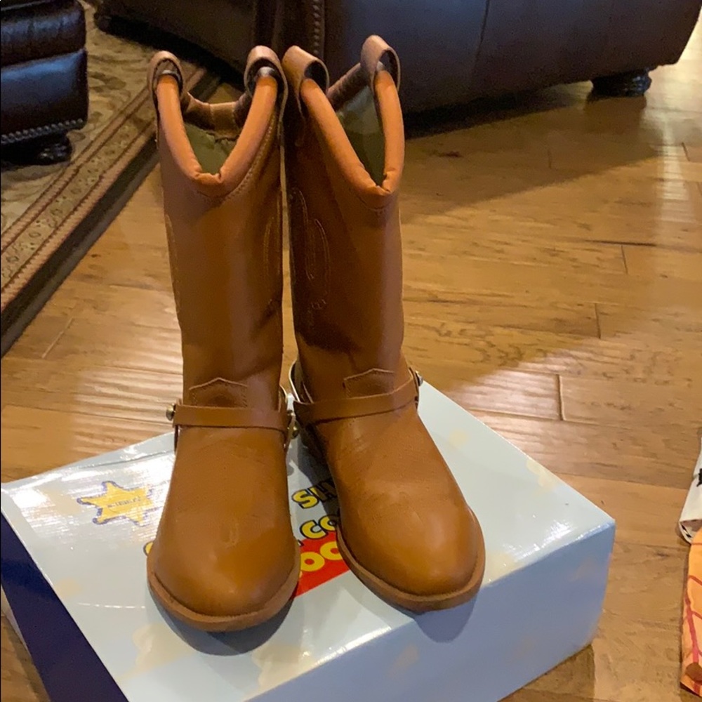 Men’s Sheriff Woody Toy Story Boots Size 10/11